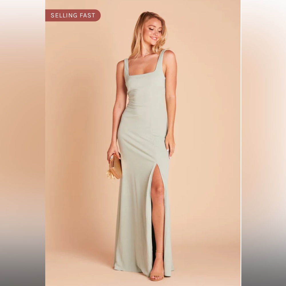 XS Sage Green Birdy Grey Bridesmaid Dress